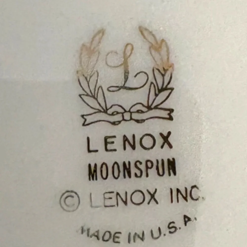 Lenox Moonspun Bread and Butter Plate 6 3/8